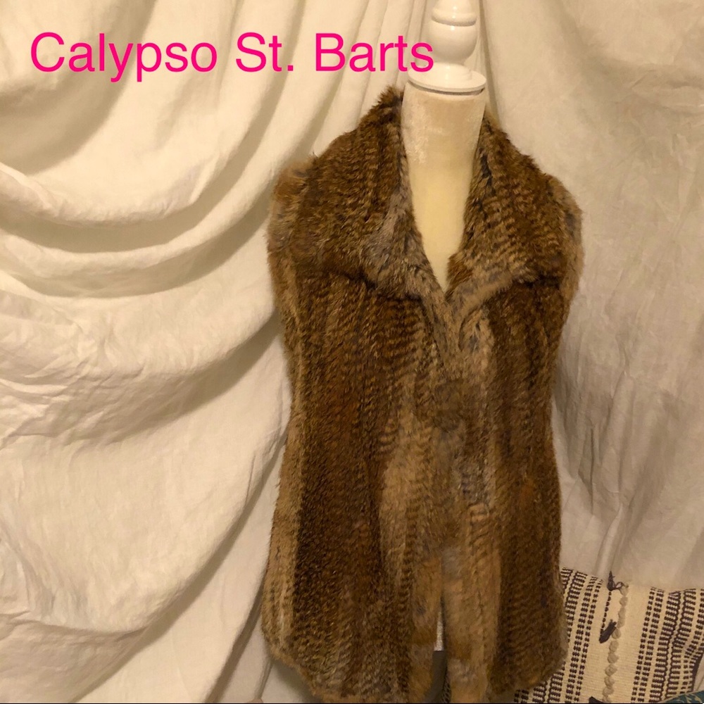 *BRAND NEW*!!!CALPYSO St.BARTS ~ GENUINE FUR